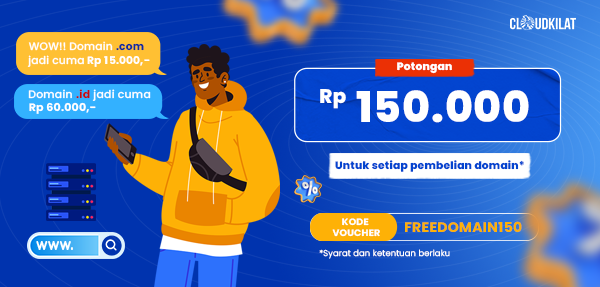 Promo CloudKilat Bundling Free Domain!